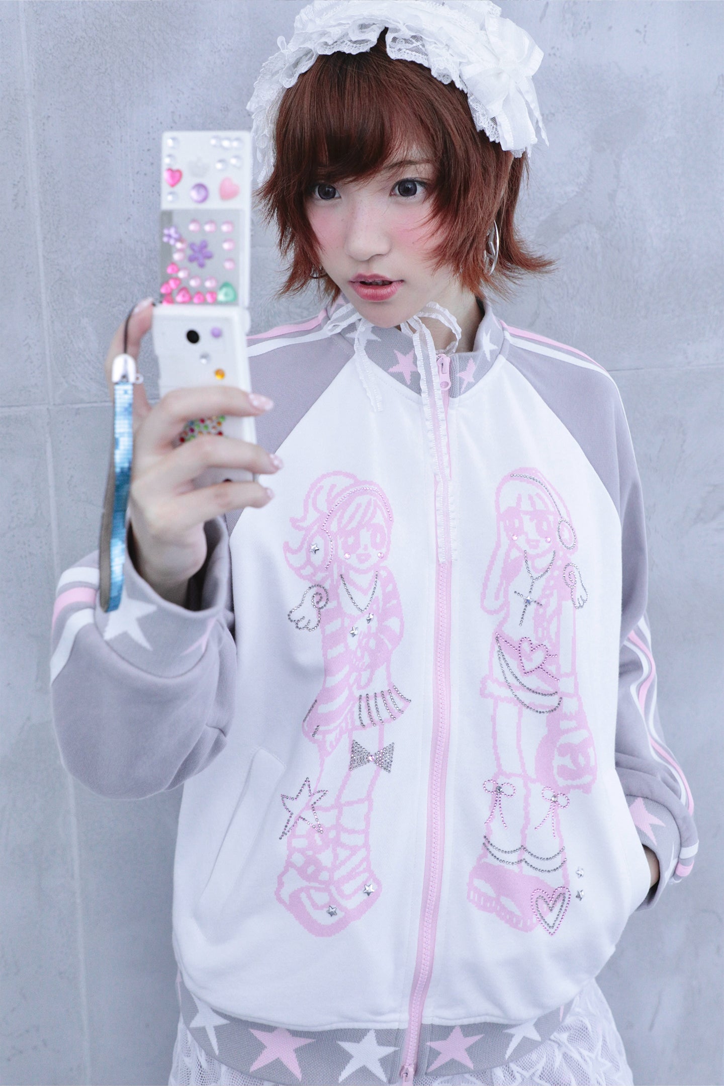 Twin Stand-Collar Track Jacket