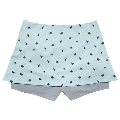 Removable stars  Fake two pieces  Skirt pants