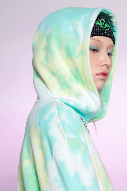 Tie-Dye Hooded Sweater