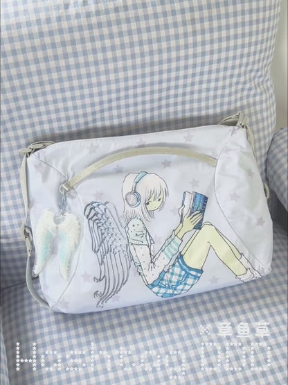 oooctopus co-branded Reversible Angel Star Multi-Functional Bag